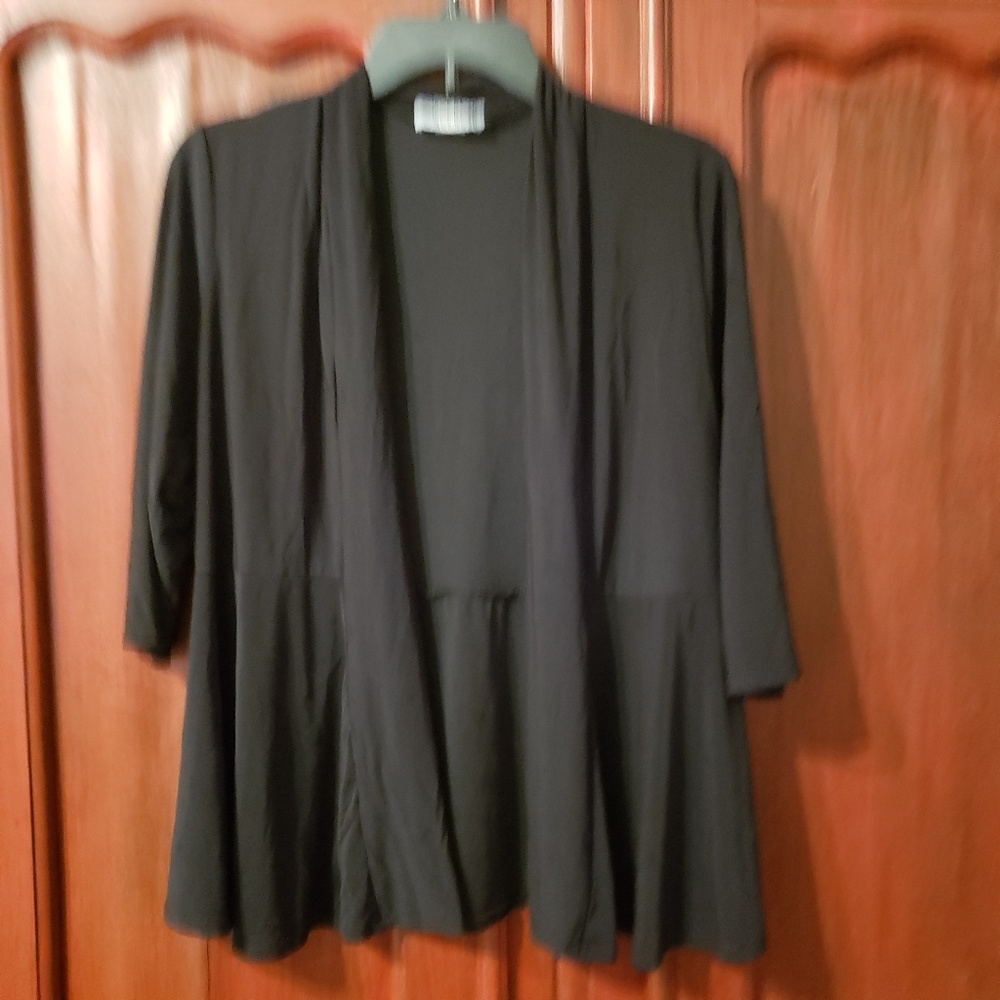 Drape front cardigan